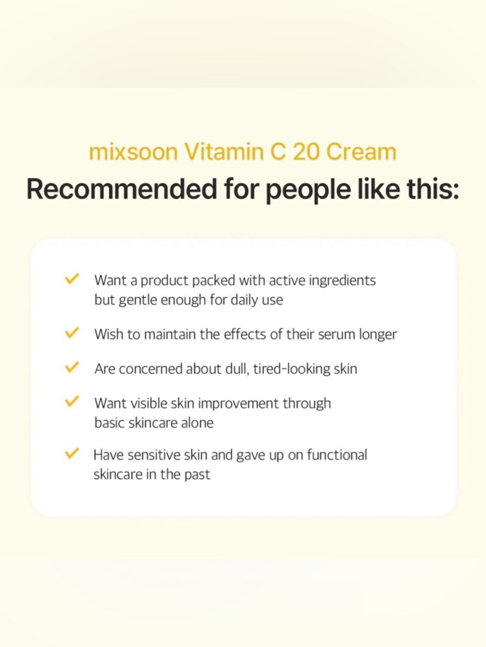 Korean Skincare Mixoon Vitamin C Cream - Picture 11 of 14